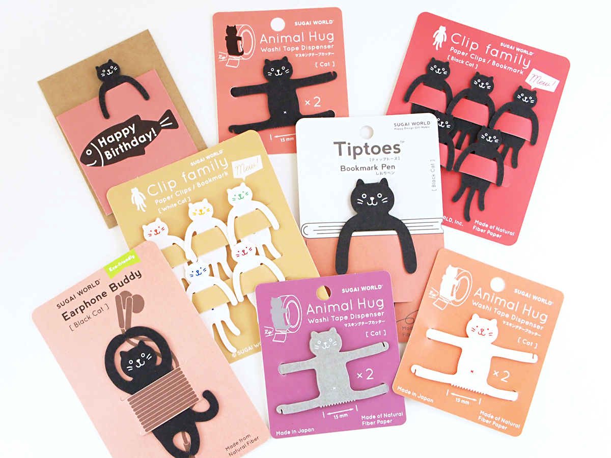 猫文具、猫雑貨ございます。