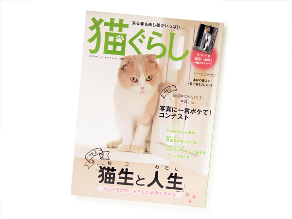 雑誌「猫ぐらし」にクリップファミリー登場！